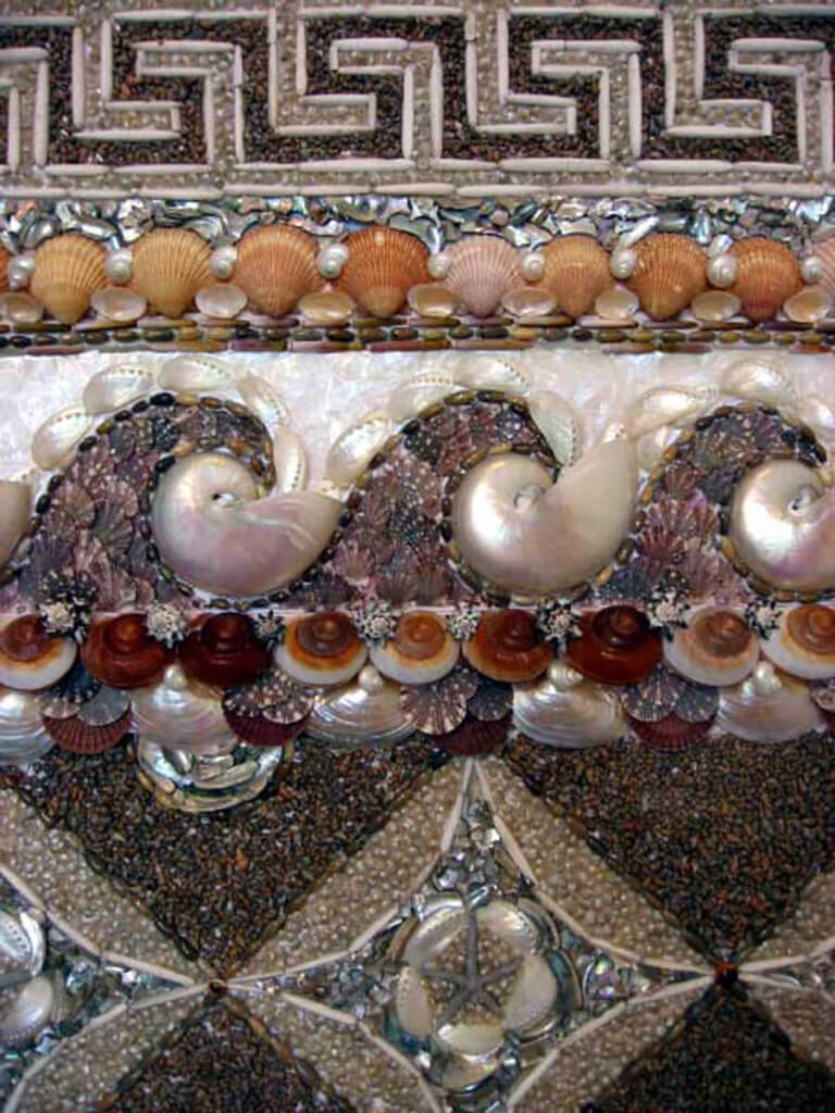 Seashell Mosaic for Bergdorf Goodman Holiday 2003